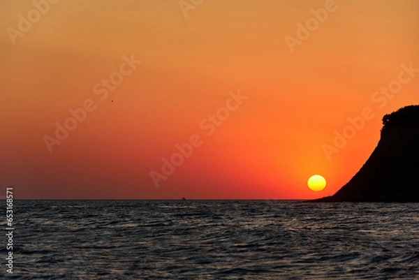 Obraz sunset on the sea