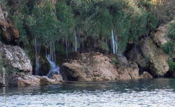 Obraz waterfall in the mountains
