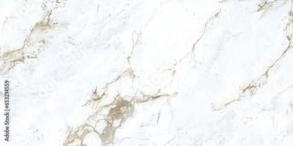 Fototapeta White gold marble texture pattern background design for cover book or brochure, poster, wallpaper background or realistic business with high resolution illustration.