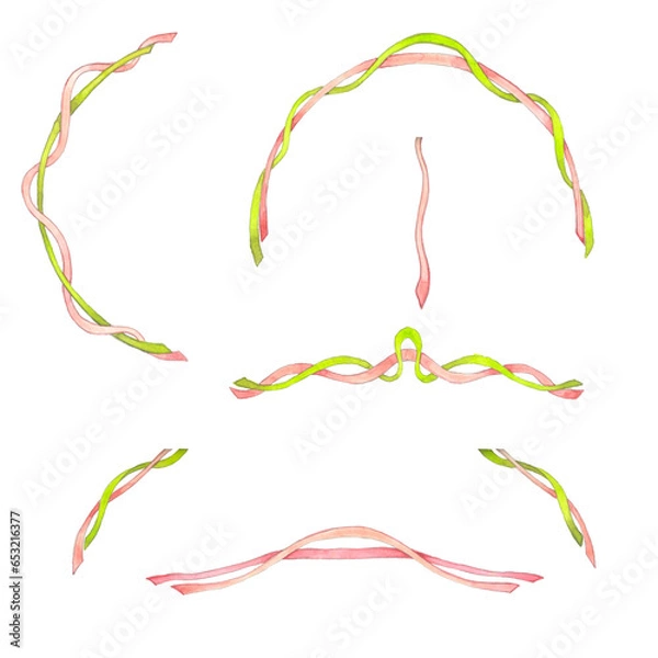 Obraz set of ribbons