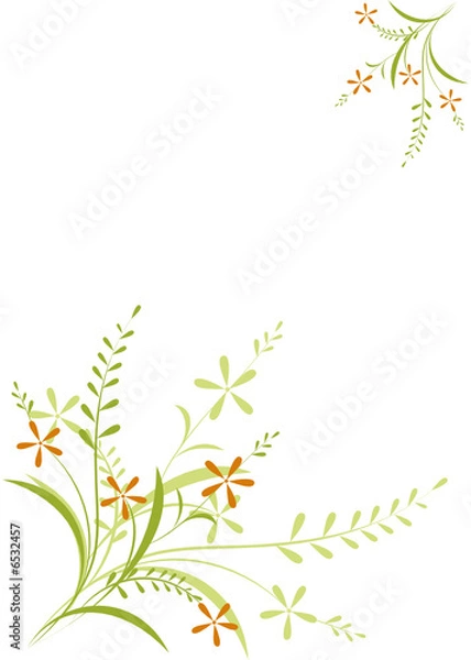 Obraz spring floral background