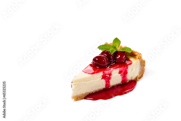 Obraz sernik wiśniowy