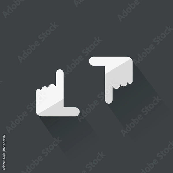 Obraz Photographer hand frame