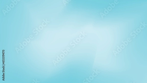 Fototapeta turquoise blue background abstract, cool, peaceful and natural
