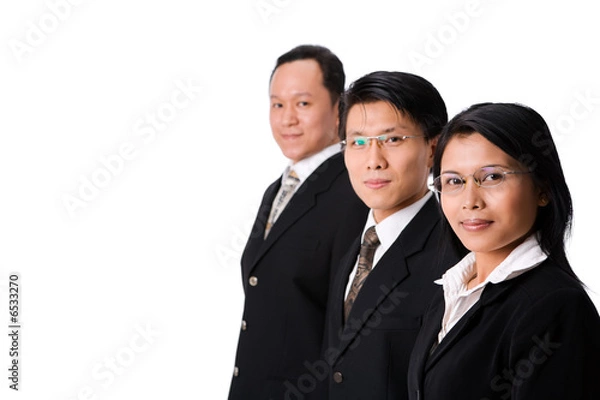 Fototapeta Three executives