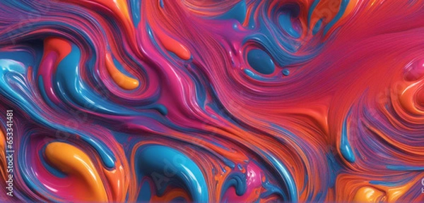 Fototapeta abstract background with waves
