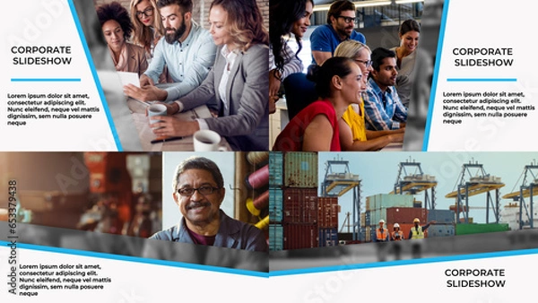 Fototapeta Corporate Slideshow