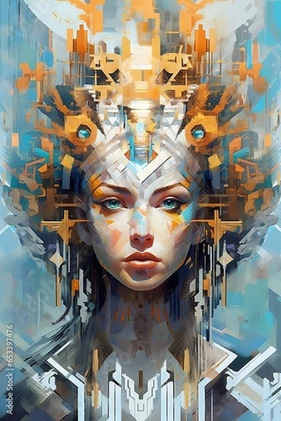 Obraz Cyber-Myth - Greek Goddess Gaia #5