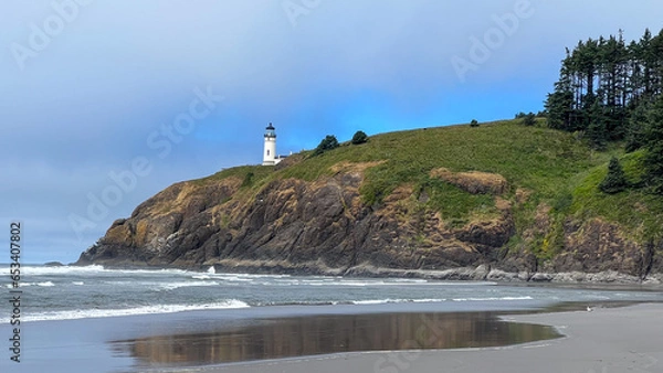 Obraz Lighthouse view from beach