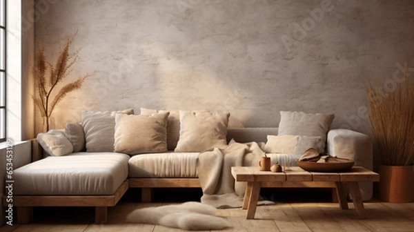 Fototapeta Autumnal Serenity in Modern Room