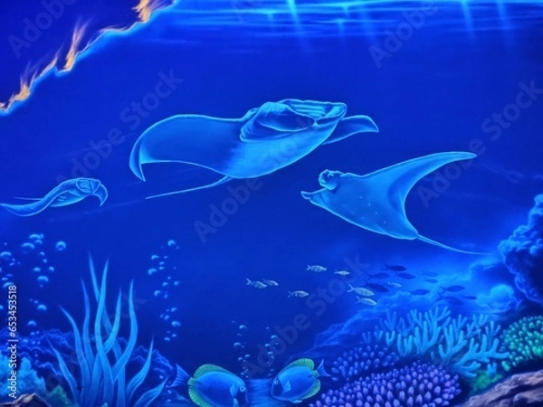 Obraz fish under water