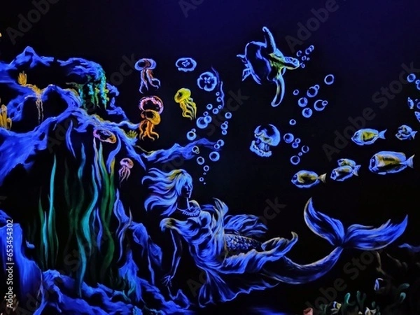 Obraz splash in water