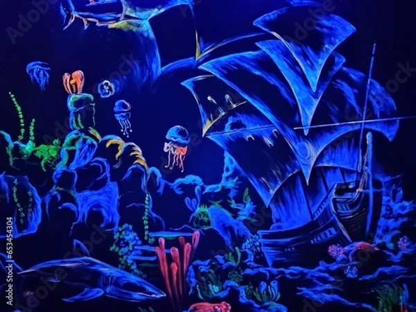 Obraz crowd at night