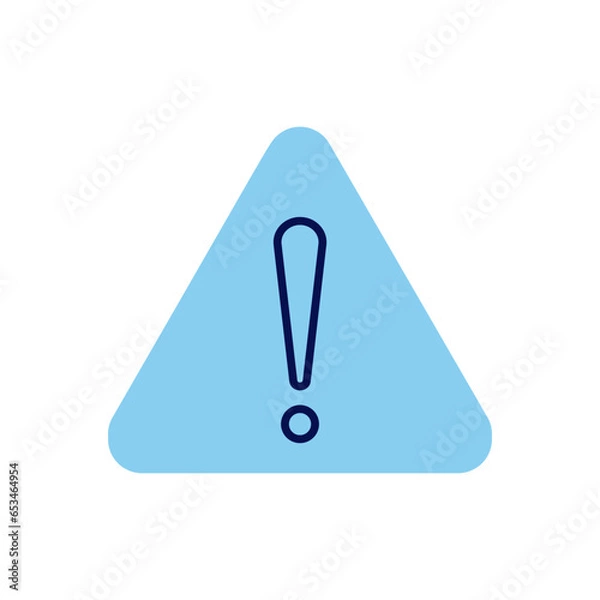 Obraz Triangle related vector icon. Isolated on white background. Vector illustration