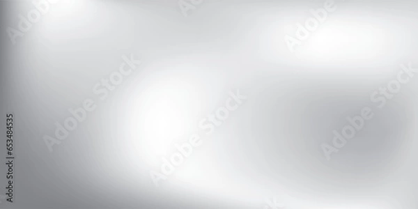 Fototapeta Abstract gray and white color gradient background. Vector illustration.