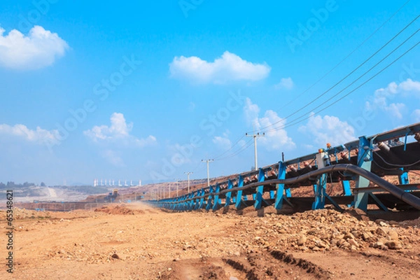 Obraz Waste Removal by Conveyor System