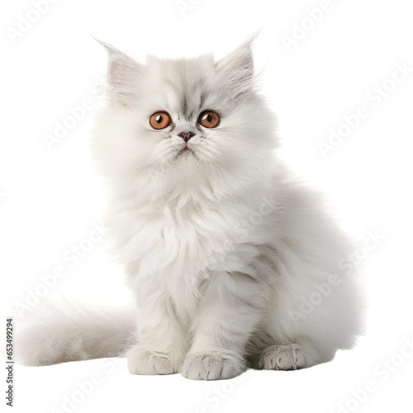 Obraz persian cat on isolated transparent background