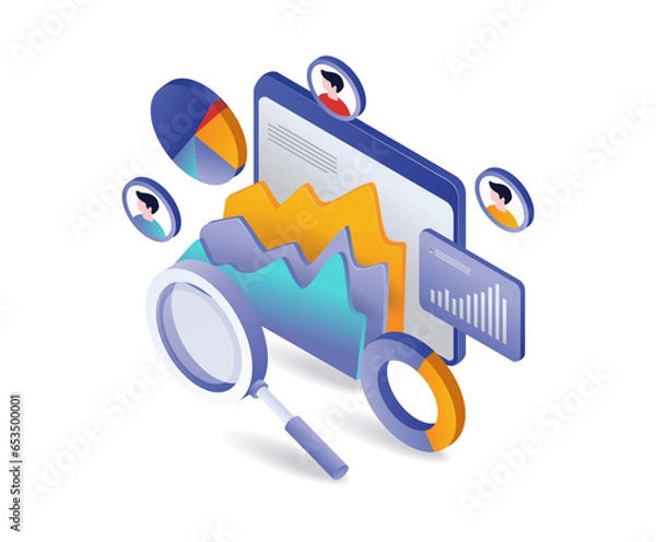 Fototapeta Business team candidate analysis