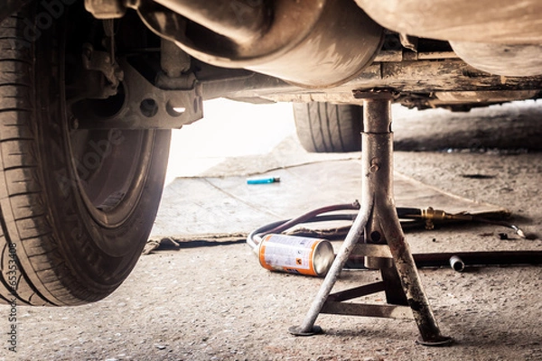 Obraz car suspension maintenance 