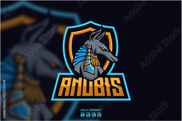 Obraz Anubis Mascot Logo
