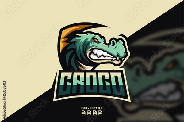 Obraz Croco Mascot Logo
