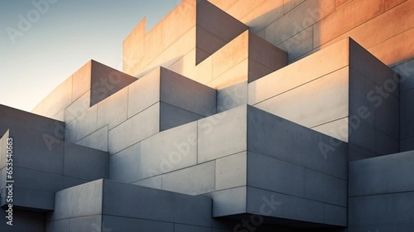 Fototapeta Minimalist architecture