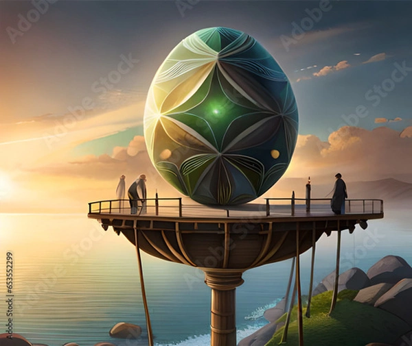 Fototapeta Magic giant egg, png