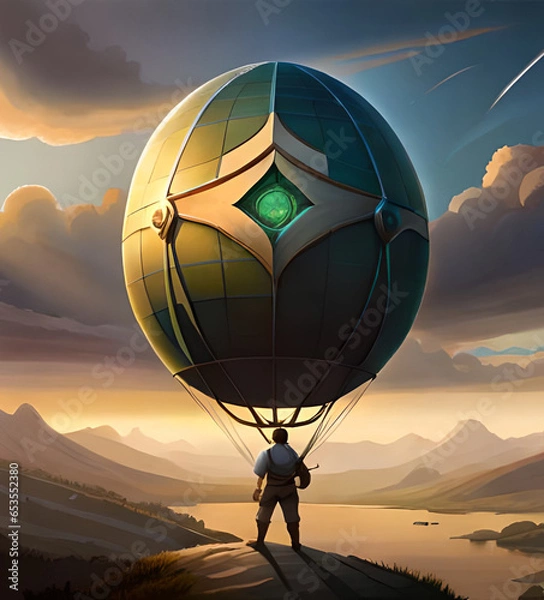 Fototapeta air balloon