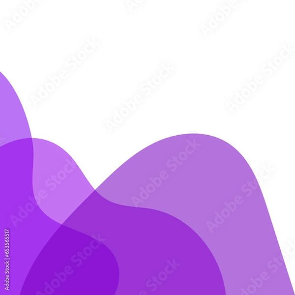 Fototapeta Transparent Blob Corner