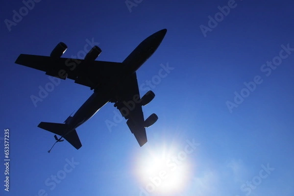 Fototapeta 青空とKC-135ストラトタンカー