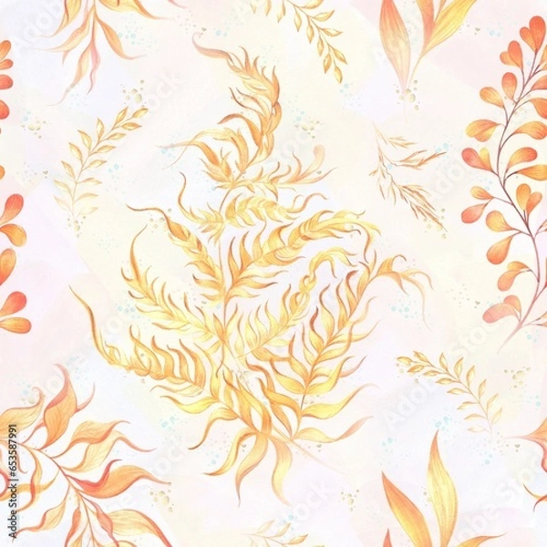 Obraz Autumn seamless pattern