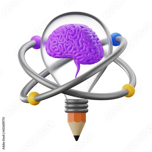 Obraz Design Idea Design and Development 3D Illustrations