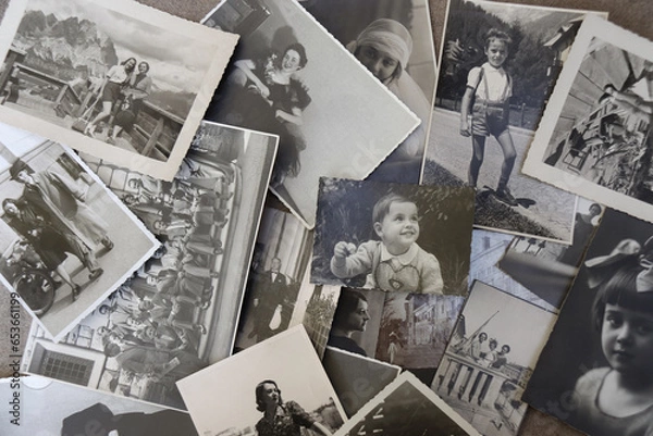 Fototapeta VECCHIE FOTOGRAFIE	