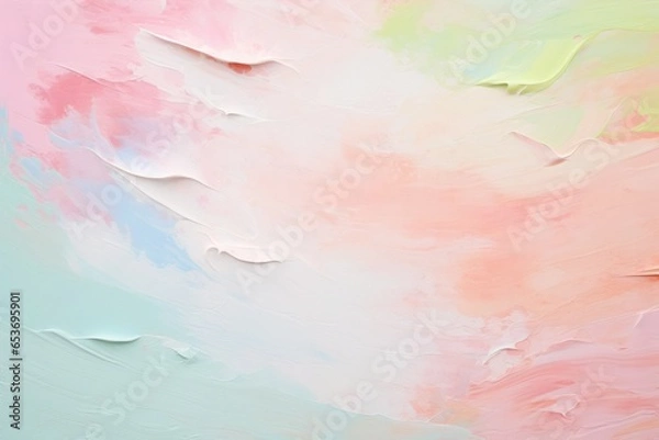 Obraz Abstract background of pastel spring colours painted wall with texture. Easter holiday background