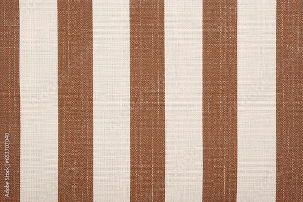 Obraz brown and white striped fabric texture background