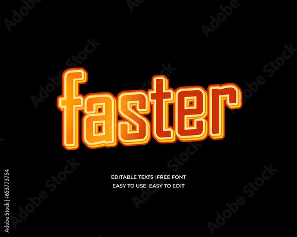 Fototapeta  editable text effect, suitable for promotion, product, headline