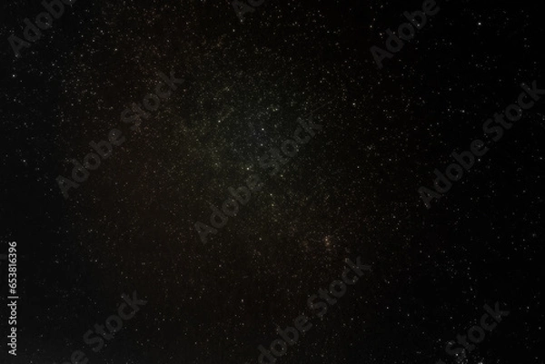 Obraz Constellation Cassiopeia Against a starry dark sky background. Cassiopeia constellation stars in outer space. Cassiopeia constellation lines. Looks like a letter - W or M.