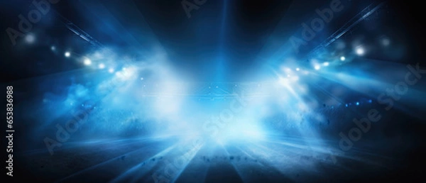 Obraz Smoke and Laser concert effects