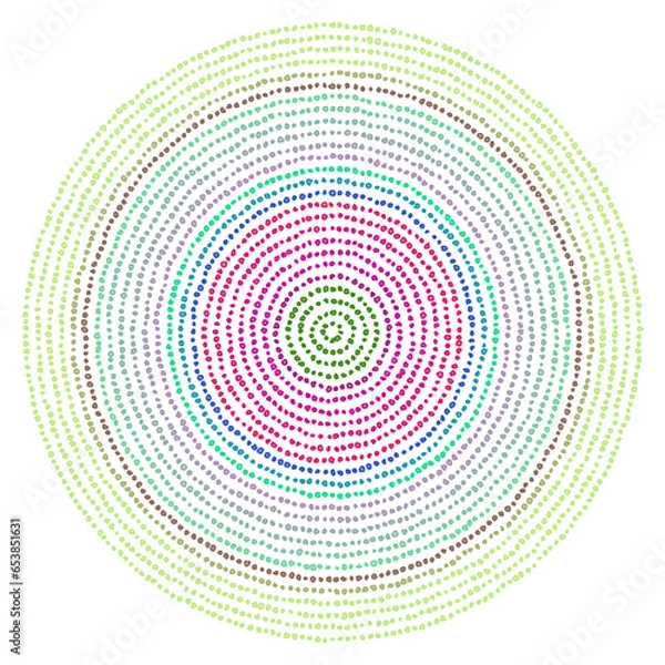 Obraz dot painting circles