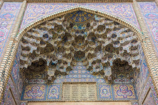 Fototapeta Nasir al-Mulk Mosque in Shiraz