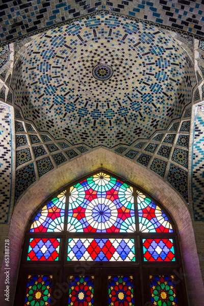 Fototapeta Nasir al-Mulk Mosque in Shiraz