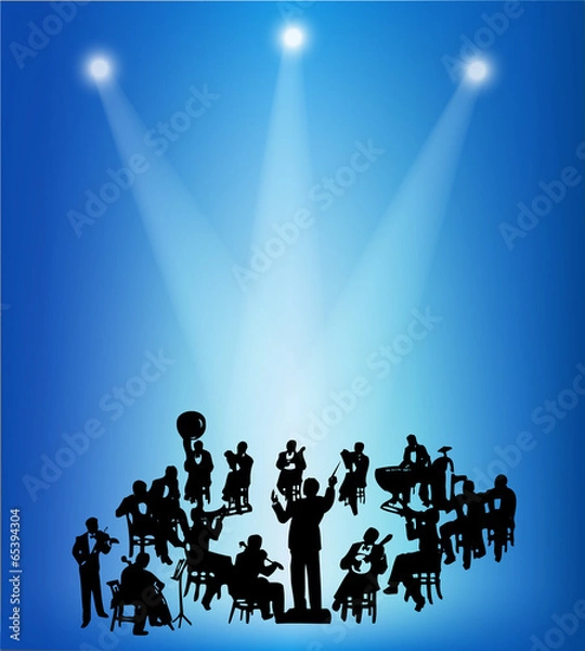 Obraz Orkiestra symfoniczna