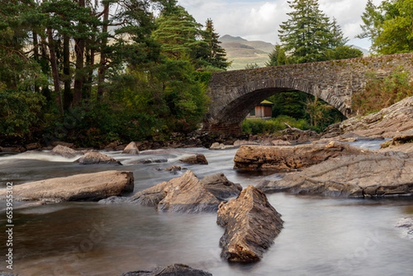 Obraz old bridge over the river