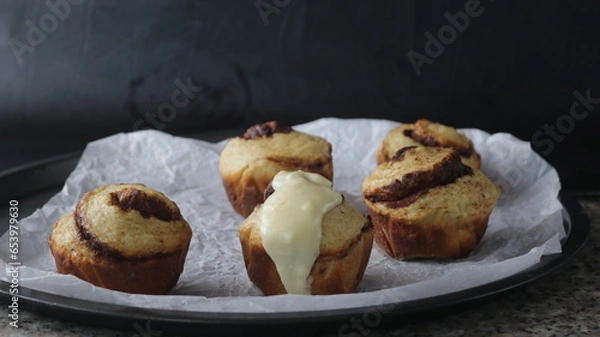 Fototapeta cinnamon roll
