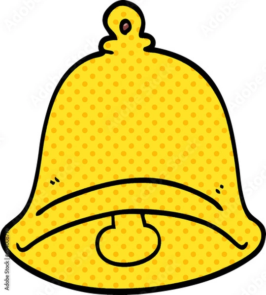 Fototapeta cartoon doodle ringing bell