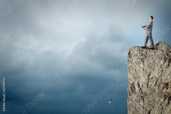 Fototapeta Fishing concept