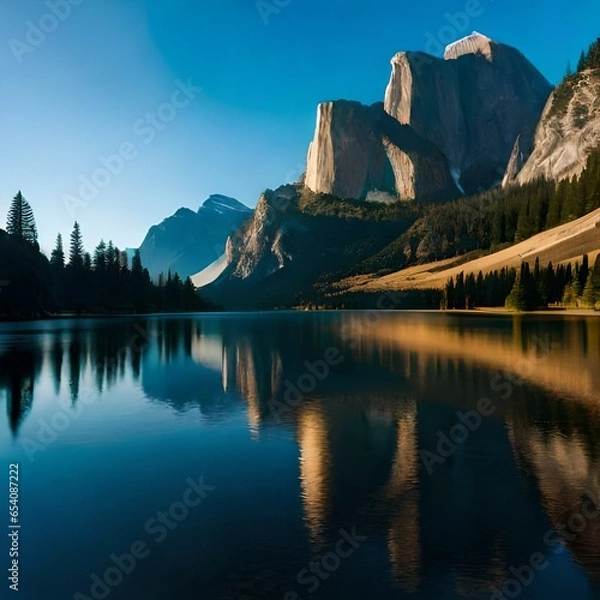 Obraz reflection in the lake