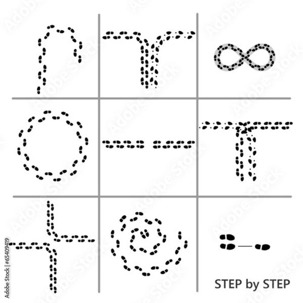 Fototapeta Step by Step