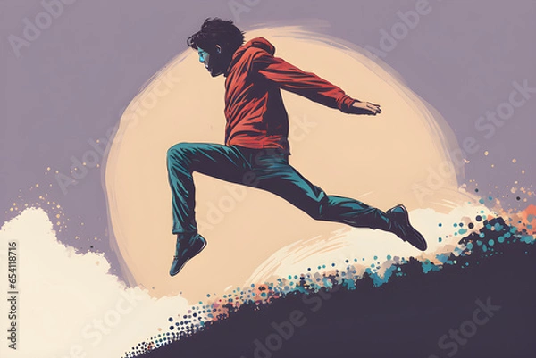 Obraz photograph-a-single-lit-candle-in-a-dark-room-signifying-hope-illumination-and-the-power