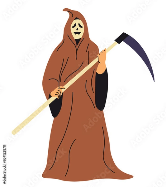 Obraz Scream Halloween costume character with scythe